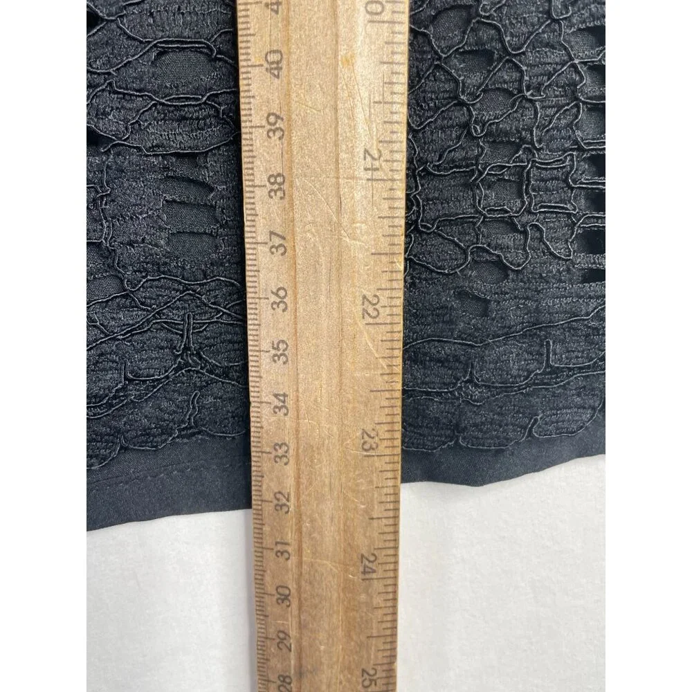 J.‎ Crew Laced Short Sleeve Blouse size 4 Black